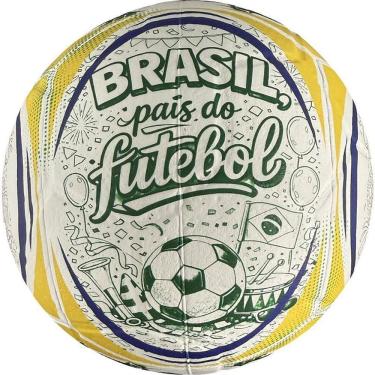 Imagem de Bola de Futebol Brasil EVA Atóxico Câmara Airvility para Lazer e Iniciação Esportiva Allpha Bolas