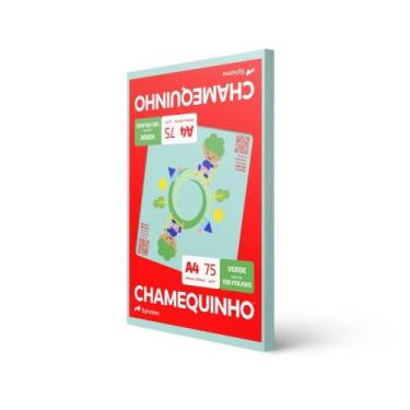 Imagem de Papel Sulfite A4 Colorido Chamequinho 75G Verde - Chamex