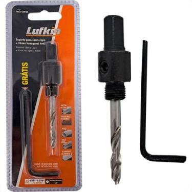 Imagem de Suporte Para Serra Copo Lufkin 14Mm A 30Mm - Encaixe Sextavado 1/2'' -