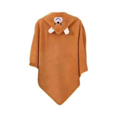 Imagem de Toalha De Banho De Coral Fleece Para Bebês E Crianças Super Absorvente