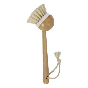 Imagem de Escova de Limpeza Cabo Longo Bambu Off-White - OIKOS