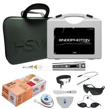 Imagem de Endophoton Lite 904nm KLD Kit Completo Maleta Preta Cubeta Luvas sem P