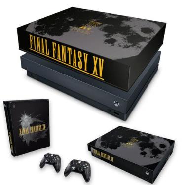 Imagem de Capa Anti Poeira E Skin Compatível Xbox One X - Final Fantasy Xv Bundl