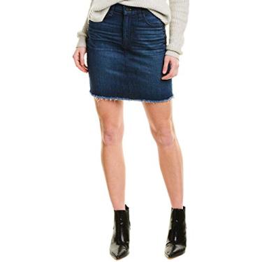 Imagem de HUDSON Saia jeans feminina Lulu com 5 bolsos, Nightfall, 26