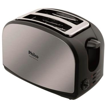 Imagem de Torradeira French Toast Philco com 8 Níveis de Tostagem - Inox/Preto