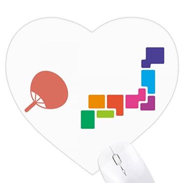 Imagem de Pufan Japan Tokyo Games Show Heart Mousepad Tapete de borracha para escritório