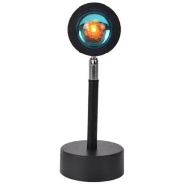 Imagem de Luminária Por Do Sol Luz Noturna Projetor Led Sunset