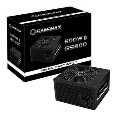 Fonte de alimentação para PC GameMax VP Series VP-600-RGB 600W preta  100V/240V