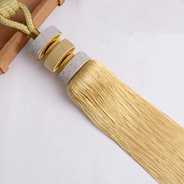 Imagem de 2 peças cortinas de bola penduradas cortina de cristal europeu borlas cortina tiebacks ataduras acessórios de cortina, 10,2 peças