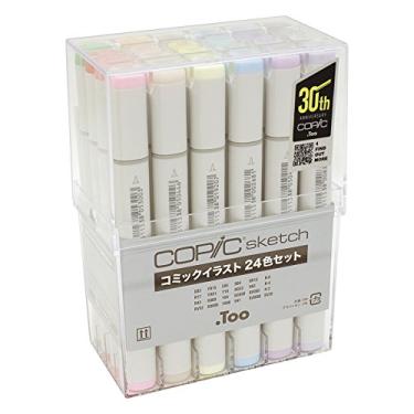 Imagem de Conjunto de 24 cores ilustrações de quadrinhos Too Copic