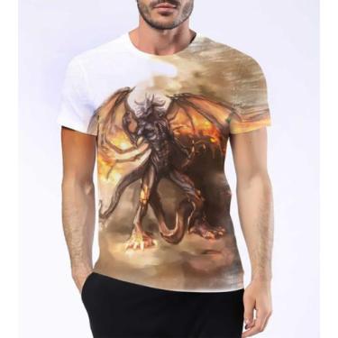 Imagem de Camisa Camiseta Tifão Mitologia Besta Zeus Olimpo Gaia Hd 2 - Estilo K
