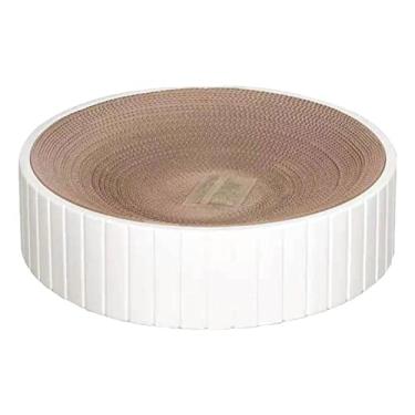 Imagem de Tábua para arranhar gatos,Tigela para arranhar gato de dupla finalidade para gatos internos - Cama arranhador de gato de ondulado, arranhador de gato para gatos internos, sofá de proteção, Aocate