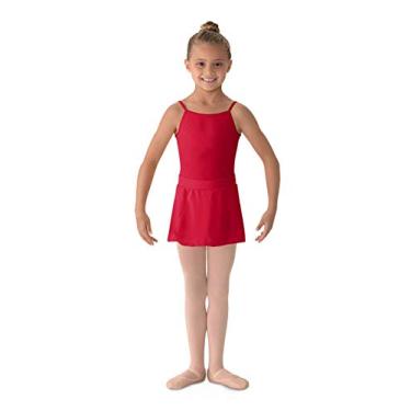 Imagem de Saia Mirella Girls Mirella Girl's Georgette Mock Wrap, Garnet, Large