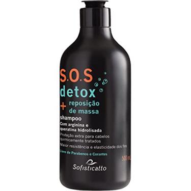 Imagem de Shampoo SOS Detox Reposição De Massa Arginina Queratin 500ml