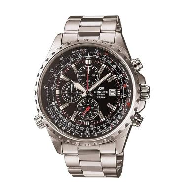 Imagem de Casio Relógio multifuncional masculino EF527D-1AV "Edifice" de aço inoxidável, Black, R...