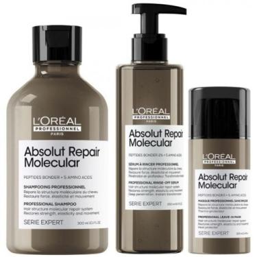Imagem de Kit L'oréal Professionnel Absolut Repair Molecular Shampoo 300ml+ Séru
