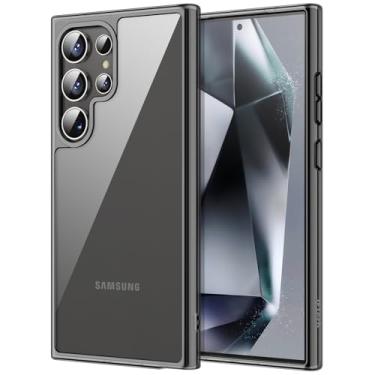 Imagem de JETech Capa para Samsung Galaxy S24 Ultra 5G, Case Protetora de Telefone à Prova de Choque Não-Amarelecimento, Capinha Parte Traseira PC Rígido Anti-Riscos (Preto)