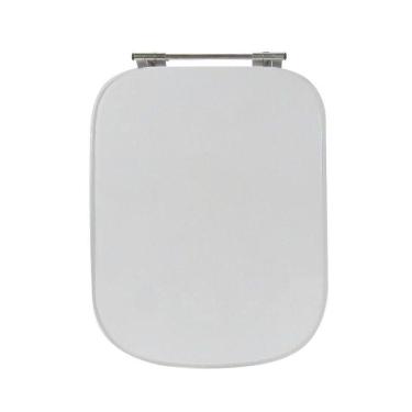 Imagem de Assento Sanitário Poliéster para Louça Tivoli ideal Standard Aço Sterling Silver