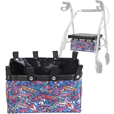 Imagem de Big Ant Rollator Bag Under Seat, Walker Bag Under Seat Bag for Four Wheel Rollator, Rollator Basket for Carrying Items, Reusable Tote Organizer Pouch Storage Walker Accessories for Women, Men, Seniors