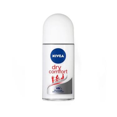 Imagem de Desodorante Antitranspirante Roll-On Nivea Dry Comfort Feminino 24H 50Ml