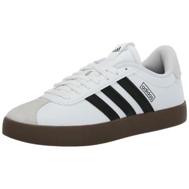 Imagem de adidas Tênis feminino VL Court 3.0, Branco/Preto/Cinza, 40