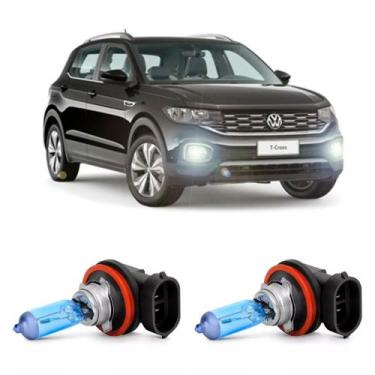 Imagem de Lampadas Super Branca Farol De Milha H8 Vw T-cross - Tech One