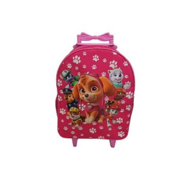 Imagem de Mochila escolar no carrinho Patrulha Canina menina - DB
