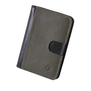 Imagem de Carteira Masculina Couro Legítimo Slim Cnh Cartão M.Art 214B, Carteira