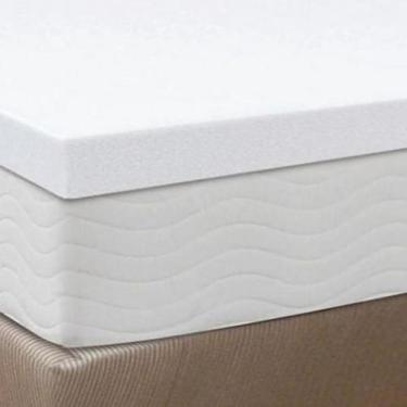Imagem de Pillow Top Látex Hr Foam King 3cm - Aumar, King, Branco, Latex