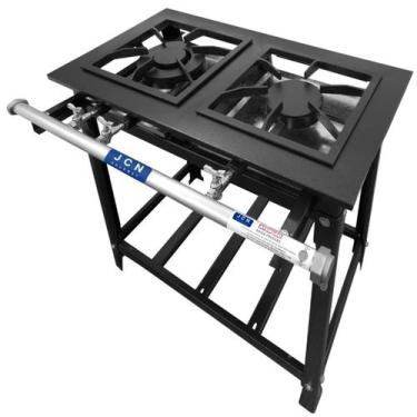Imagem de Fogão Industrial 2 Bocas 30x30 Baixa Pressão P7 JCN - Fundiferro