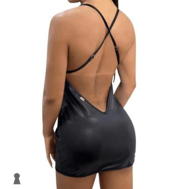 Imagem de Vestido Feminino Curto Balada em Cirrê Moda Festa Noite - Sensualle, Ú