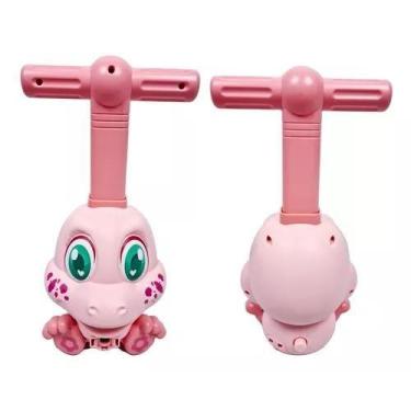 Imagem de Carrinho Movido A Ar C/ Balões Dino Racing Team ( rosa) - Toy King