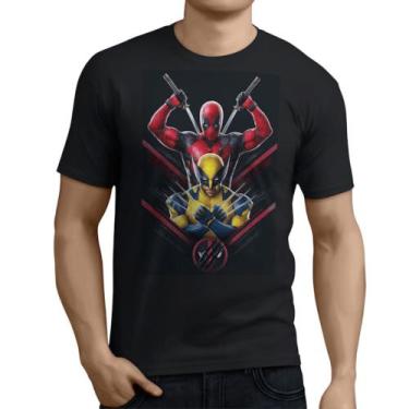 Imagem de Camiseta Blusa Camisa Filme Deadpool & Wolverine super herois cinema -