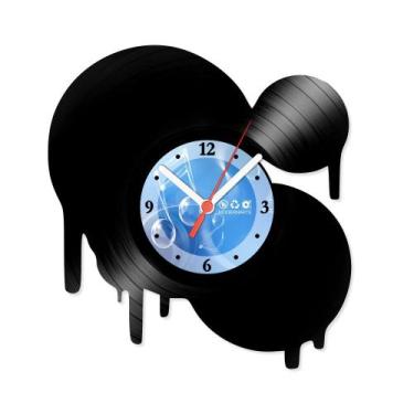 Imagem de Relógio De Parede Disco Vinil Diversos - Círculos Derretendo - VDI-020