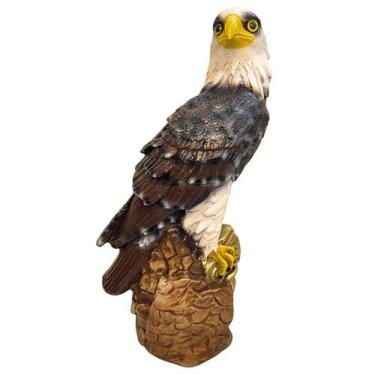 Imagem de Estatua Gavião na Base em Resina para Parede 45cm - LZ Decorações, Mar