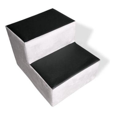 Imagem de Escada Para Estética Em Veludo Sem Juros - La Rocca Design, Branco