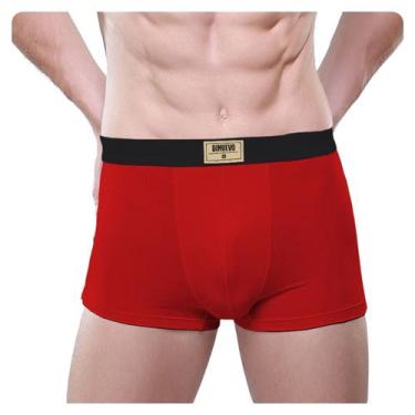 Imagem de Cueca Boxer Di Nuevo 100% Algodão Premium, Vermelho, GG