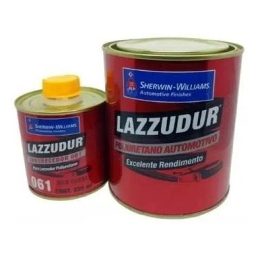 Imagem de Tinta Automotiva Pu Preto Fosco Kit 0,9l Sherwin - Sherwin Willians