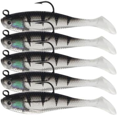 Imagem de Kit 5 iscas artificiais realista p/tucunaré robalo lambari - SWG, Inco