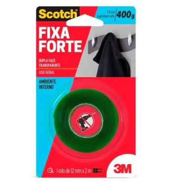 Imagem de Fita Fixa Forte Dupla Face Scotch 12mmx2m 3M