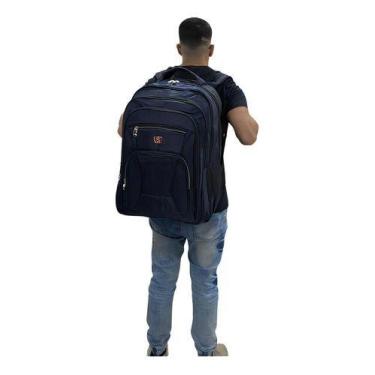 Imagem de Mochila Masculina Motoqueiro Extra Grande Ggg Notebook Fulll - HEL