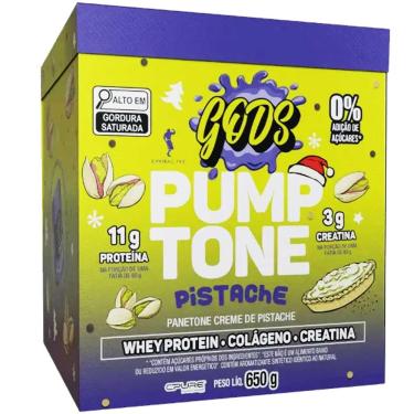 Imagem de Panetone De Whey Protein Gods Pumptone 650G Creme Pistache