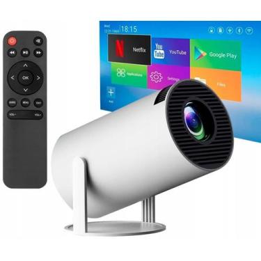 Imagem de Projetor Wifi 1080P Branco Portátil Bivolt Suporta 4K - Relet