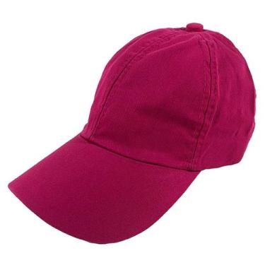 Imagem de Boné Rosa Pink Liso Sem Estampa Uniforme Sarja Bordar Personalizar Fiv