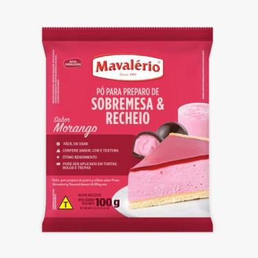 Imagem de Pó Para Sobremesa 100g - Mavalerio - Mavalerio , Morango