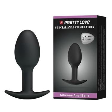 Imagem de Plug Anal com Peso e Base para Apoio - PRETTY LOVE SPECIAL ANAL STIMUL