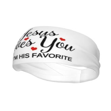 Imagem de Faixa de cabeça esportiva Christian Jesus Cross Faith, respirável, esportiva, ioga, treino, turbante, para mulheres, homens, acessórios de cabelo