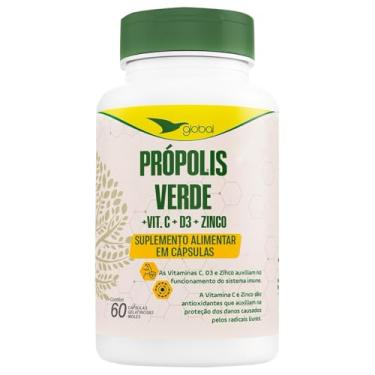 Imagem de Própolis Verde Global Suplementos 60 Cápsulas