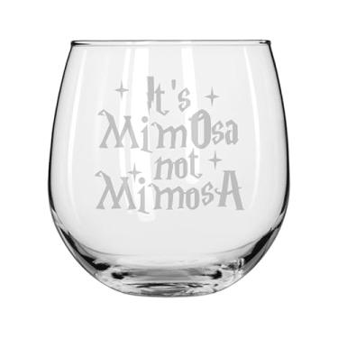 Imagem de Taça de vinho para presente de vinho tinto ou branco It's MimOsa Not MimosA (sem haste de 473 ml)
