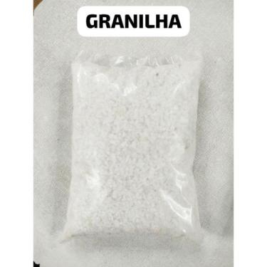 Imagem de 3KG Pedra Branca Ornamental Dolomita TAMANHOS - Granilha N0 N1 N2 N3 N